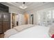 Main bedroom with large bed, en-suite bathroom access, and walk-in closet at 3203 Kelsey Plz, Kannapolis, NC 28081