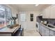 Efficient kitchen with stainless appliances, modern backsplash, and an adjacent dining area at 3210 Marlborough Rd, Charlotte, NC 28208