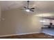 Open living room with kitchen and high ceilings at 118 Abbington Ln, Shelby, NC 28150