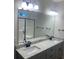 Double vanity bathroom with granite countertops at 120 Abbington Ln, Shelby, NC 28150