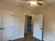 Bedroom with doors to other rooms at 120 Abbington Ln, Shelby, NC 28150