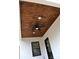 Covered porch with wood ceiling, fan, and lighting at 1239 Beltline Rd # 10, Chester, SC 29706