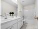 Bathroom with double vanity and bathtub at 235 Coralstone Dr, Fort Mill, SC 29708