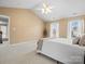 Spacious bedroom featuring a vaulted ceiling and ample natural light at 235 Coralstone Dr, Fort Mill, SC 29708