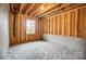 Unfinished basement with exposed wood studs and concrete flooring at 1770 Post Ct # Lot 510, Gastonia, NC 28054