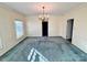 Formal dining room with chandelier and wainscoting at 1506 Dallas Cherryville Hwy, Dallas, NC 28034