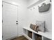 Welcoming mudroom features a bench with storage and stylish decor at 2027 Cedar Falls Dr # 75, Waxhaw, NC 28173