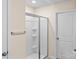 Bathroom with glass shower enclosure at 4120 Village Nw Blvd, Conover, NC 28613