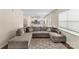 Spacious living room with hardwood floors and open concept kitchen, ideal for entertaining at 4120 Village Nw Blvd, Conover, NC 28613