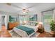 Large bedroom with hardwood floors and plenty of natural light at 1626 S Wendover Rd, Charlotte, NC 28211