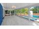 Sunroom offering pool and backyard views at 1626 S Wendover Rd, Charlotte, NC 28211