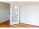 Bright home office with hardwood floors and glass french door at 2070 Van Buren Rd, Sherrills Ford, NC 28673