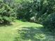 Lush backyard featuring a well-maintained lawn and mature trees at 1111 S Skyland Dr, Mount Pleasant, NC 28124