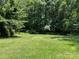 Expansive backyard with lush green lawn and surrounding mature trees offering privacy at 1111 S Skyland Dr, Mount Pleasant, NC 28124