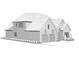 Detailed architectural rendering of a brick home, highlighting its design elements and two-car garage at 1211 Royal Prince Ct, Charlotte, NC 28211