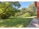 A large yard with mature trees at 640 Davie Ave, Statesville, NC 28677