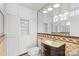 Bathroom features a built-in vanity and storage at 640 Davie Ave, Statesville, NC 28677