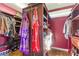 Walk-in closet with custom shelving and ample storage space at 640 Davie Ave, Statesville, NC 28677