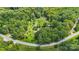 Aerial view of a house and surrounding land with solar panels at 7507 Waxhaw Creek Rd, Waxhaw, NC 28173