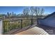 Private balcony offering breathtaking city skyline views at 112 Frazier Ave, Charlotte, NC 28216