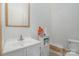 Small half bathroom with a sink and toilet at 556 Peaceful Creek Dr, York, SC 29745