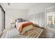 Well lit bedroom with terracotta bedding and built-in closet at 35 Old Post Rd, Clover, SC 29710