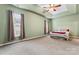 Spacious bedroom with neutral walls and carpet flooring at 6801 Cinnamon Cir, Mint Hill, NC 28227