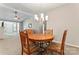 Charming dining area with round table and four chairs at 6801 Cinnamon Cir, Mint Hill, NC 28227