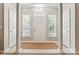 Bright entryway with columns and neutral colors at 6801 Cinnamon Cir, Mint Hill, NC 28227