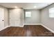 Spacious bedroom with hardwood floors and large closet at 4230 Northaven Dr, Charlotte, NC 28206