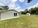 Updated house exterior with large backyard and shed at 4230 Northaven Dr, Charlotte, NC 28206