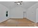 Bright bedroom with white walls, a window with a view, and modern finishes at 6169 Long Branch Rd, Salisbury, NC 28147