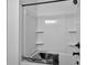 Shower stall features a smooth white surround and well placed shelves, offering a clean functional design at 6169 Long Branch Rd, Salisbury, NC 28147