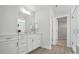 Spacious bathroom featuring double sinks, vanity storage, and glass shower at 2024 Cedar Falls Dr # 9, Waxhaw, NC 28173