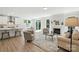 A comfortable living space boasts a kitchen, dining area, and inviting seating at 2024 Cedar Falls Dr # 9, Waxhaw, NC 28173