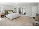 Large main bedroom with carpet, en suite entry and neutral colors at 2024 Cedar Falls Dr # 9, Waxhaw, NC 28173