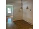 Eat in dining area with linoleum floors and decorative pendant light fixture at 2310 Montford Nw Ave, Concord, NC 28027