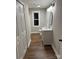 Bathroom with a large window and a large vanity at 702 N 9Th St, Bessemer City, NC 28016