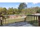 View from deck overlooking backyard and shed at 927 Kearney Dr, Shelby, NC 28152