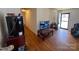 Bright living room with hardwood floors and a view of the entryway at 927 Kearney Dr, Shelby, NC 28152