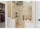 Spa-like bathroom with a large walk-in shower at 120 Holly Branch Ln, Troutman, NC 28166