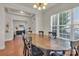 Dining room with hardwood floors and access to other rooms at 5267 Norway Ln, Rock Hill, SC 29732
