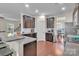 Open concept kitchen with granite countertops and breakfast bar at 5267 Norway Ln, Rock Hill, SC 29732