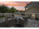 Relaxing deck with seating area overlooking neighborhood at 4043 Orchid Way, Tega Cay, SC 29708