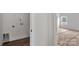 View of an unfinished room through a doorway at 6217 Long Branch Rd, Salisbury, NC 28147