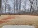 Large backyard with open space and a concrete patio at 2613 Plyler Mill Rd, Monroe, NC 28112