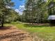 Spacious backyard with pond and lush trees at 4300 Daniel Dr, Waxhaw, NC 28173