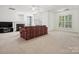 Finished basement with fireplace, built-in shelving and ample room for entertaining at 927 Dericks Xing, Fort Mill, SC 29708