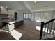 Modern kitchen with large island and stainless steel appliances at 5031 Mclaughlin Loop # 60, Waxhaw, NC 28173