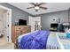 Bedroom with a blue comforter and a large dresser at 508 Cobbs Glen Ct, Rock Hill, SC 29732